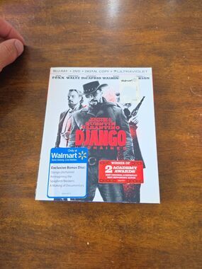 Django Unchained Blu-ray + DVD Combo Quentin Tarantino Western Movie R-Rated